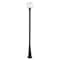 Z-Lite Laurent Outdoor Post Mounted Fixture, 1-Light, 12 In.W x 109.75 In.H, Black/Clear Seedy 599PHB-519P-BK - alternate 3